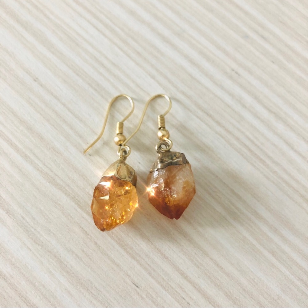 Gem Stone Earings